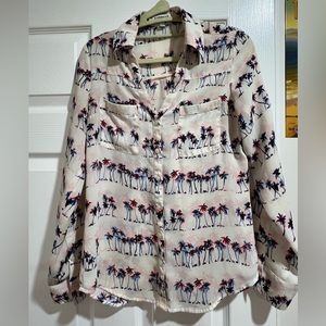 Express Portofino Slim button-up blouse!